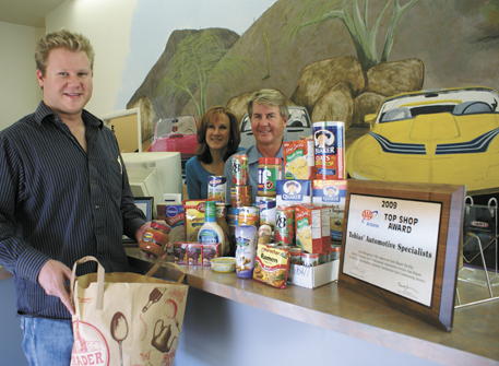 tobais family food drive